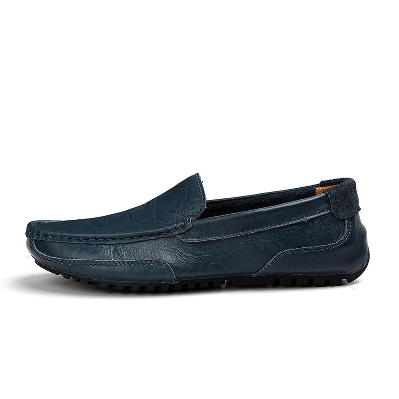 ALCUBIEREE New Releases Mens Boat Shoes Casual Loafers Slip On Flat Driving Italian Handmade Moccasins Chaussures Hommes | Обувь