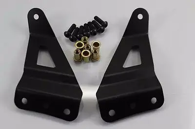 50&quot Curved Led Light Bar Top Roof Upper Windshield Mount Brackets for Chevy GMC | Автомобили и мотоциклы