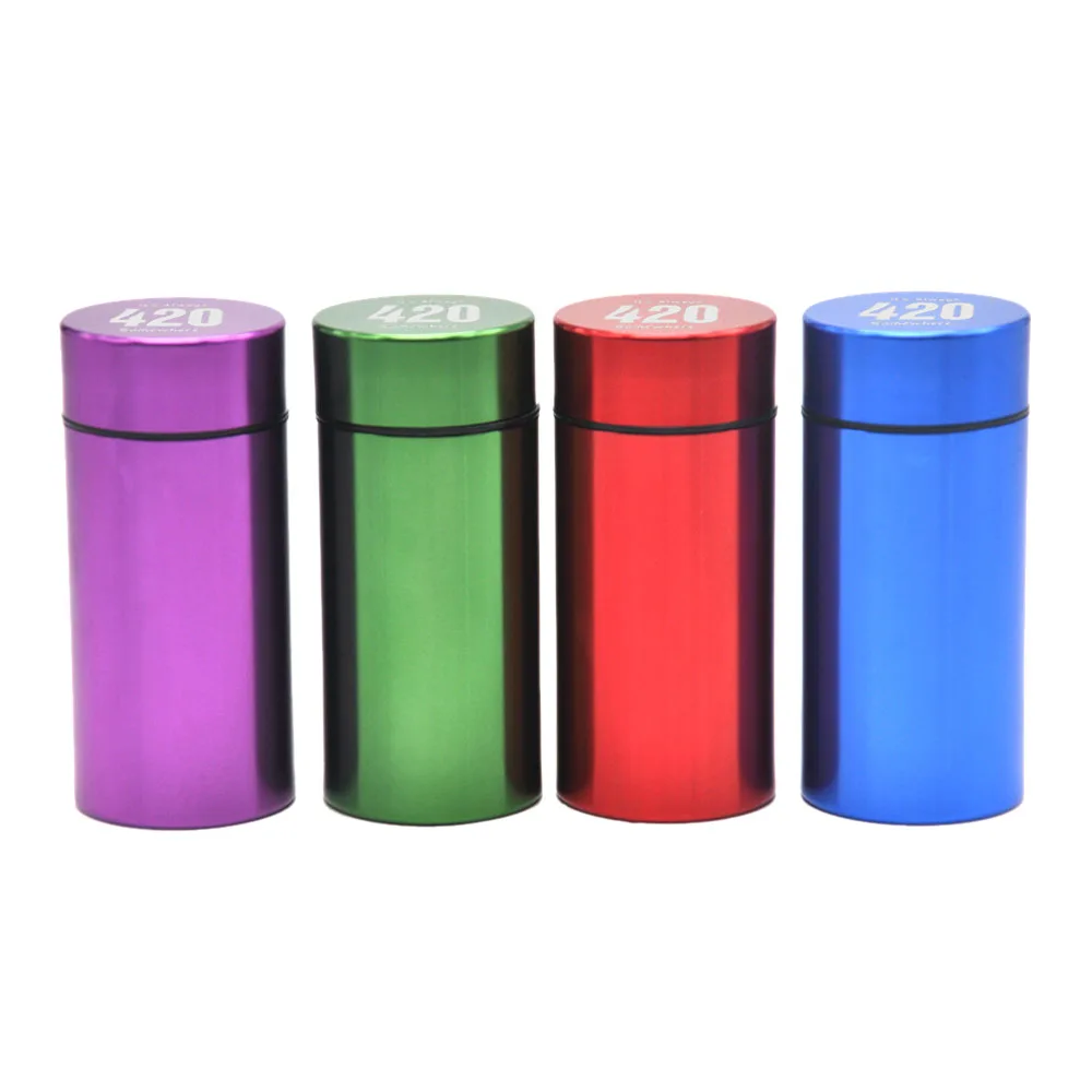 HORNET Stash Jar-герметичный алюминиевый контейнер для трав, устойчивый к запаху, керамическая курительная трубка, измельчитель трав