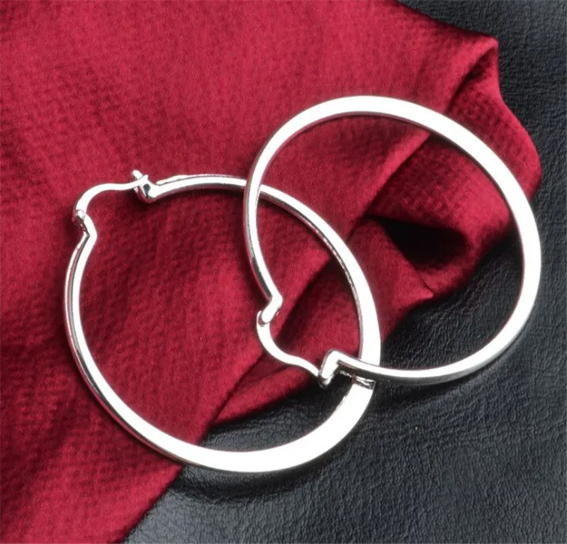 Женские серьги-кольца из серебра 925 пробы | Украшения и аксессуары