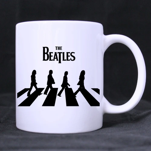 Sing Band The Beatles Customize Beer Coffee Mug Personalized Office Home Mugs Ceramic White Cups Gift Printed on Two Sides|cup charm|gift getcup