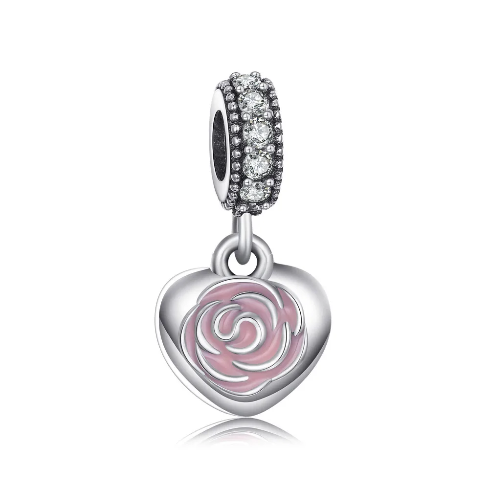 JewelryPalace 925 пробы серебро MternaL Любовь бисер Подвески Fit Браслеты подарки для нее Юбилей Модные украшения Новое поступление