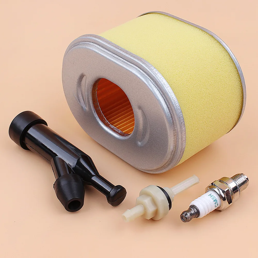 Air Filter Spark Plug Cap Tune Up Kit For Honda GX140 GX160 GX200 17210-ZE1-822 17210-ZE1-505 5.5-6.5HP Gas Engine Motor | Инструменты