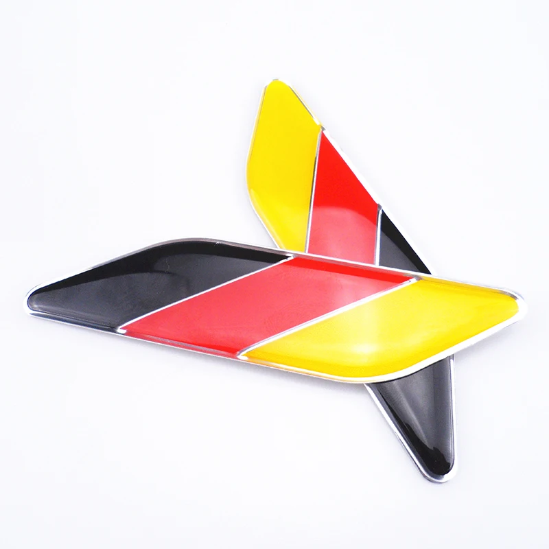 Стайлинг автомобиля флаг Германии Франции Италии наклейка на автомобиль для Peugeot