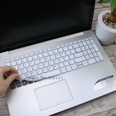 Силиконовая клавиатура для ноутбука кожного покрова для lenovo IdeaPad S145 15(15 Intel)(15 amd) 15,6 дюймов S145-15IWL s145-15ast s145-15 - Цвет: White
