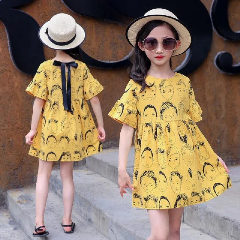 2019 летнее платье для девочек семейный образ платья мамы и дочки одинаковые