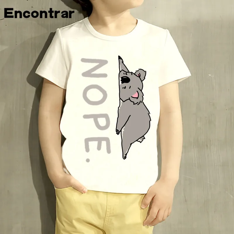 Детская дизайнерская футболка с коалой/кошкой повседневные топы короткими