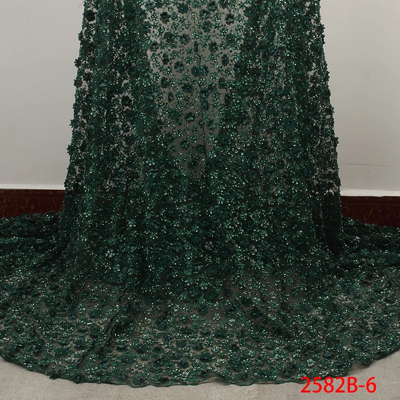 3D Цветочная кружевная ткань 2018 высокого качества Кружева 2019 французский вышитый