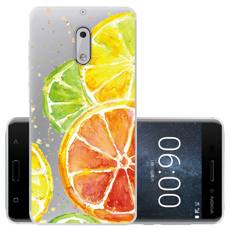 CROWNPRO чехол для Nokia 6 Чехол Мягкий силиконовый чехол для Nokia 6 TA-1000 TA-1003 5," защитный чехол для телефона для Nokia 6 Coque - Цвет: NMT