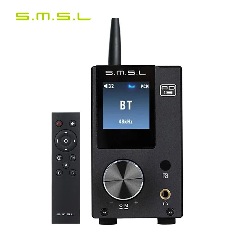 SMSL AD18 80W2 Bluetooth 4,2 HIFI USB DSP цифровой декодирующий усилитель мощности