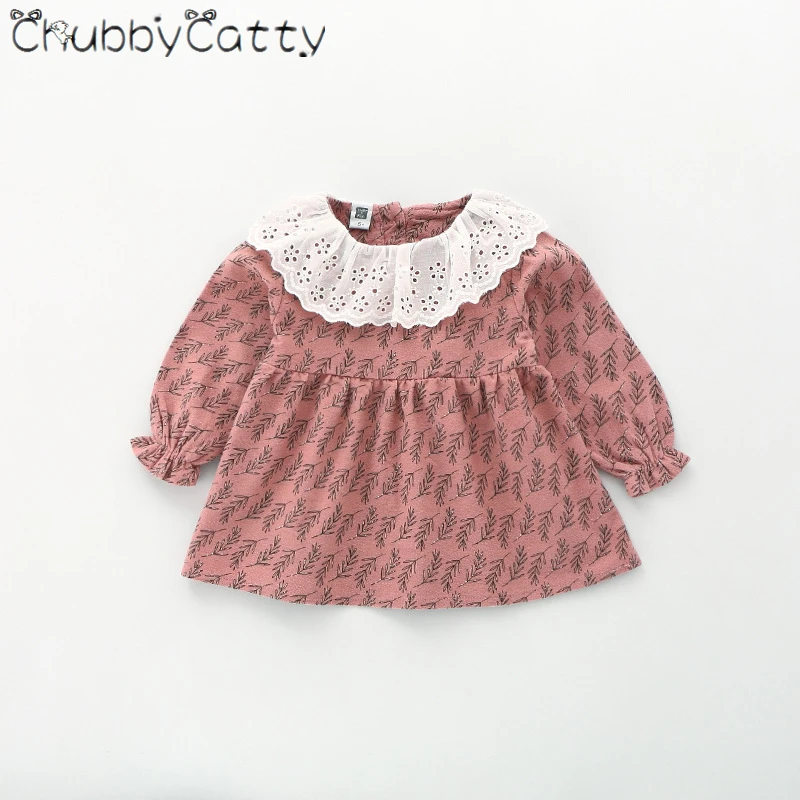 CHUBBYCATTY детская одежда 1-4 года лет для маленьких девочек осенние платья Листья