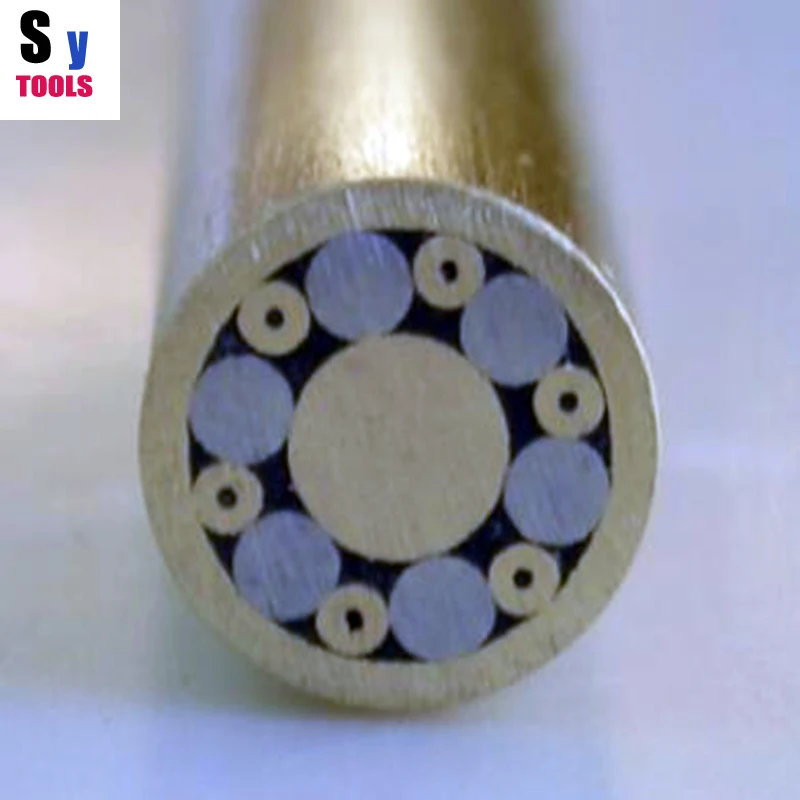 Sy tools 6 мм диаметром Φ заклепки гвоздь стальная трубка винт для ручки ножа мозаика