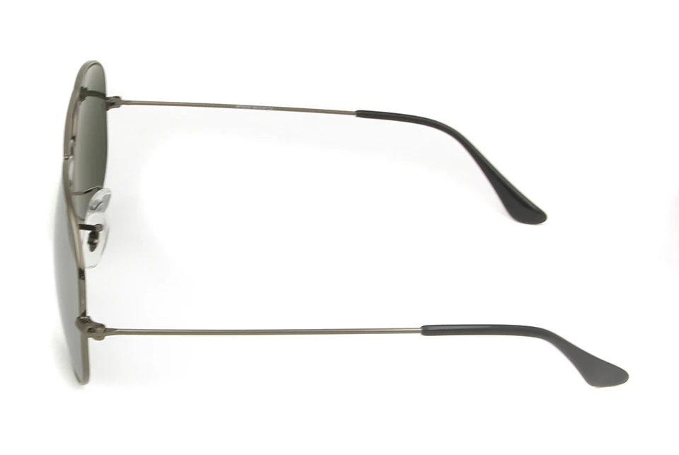 Ray Sun glass es мужские очки пилота женские двойные мостовые стеклянные линзы авиационные зеркальные солнцезащитные очки мужские солнцезащитные очки es