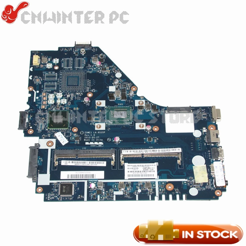 

NOKOTION NBMEP11003 NB.MEP11.003 Z5WE1 LA-9535P For Acer aspire E1-570G E1-570G NV570P Laptop Motherboard i5-3337U CPU UMA DDR3