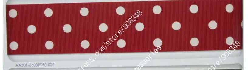 29 1-1/2 ''38 мм полиэстер горошек печатные корсажная лента пятна dotty ленты для волос аксессуары - Цвет: 29
