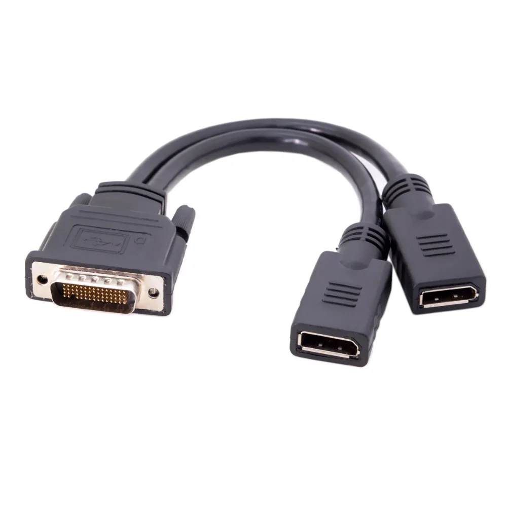 DMS 59 Pin Male to 2XHDMI/2xDisplayPort DP 8pin Female Spliter Удлинительный Кабель-адаптер для видеокарты