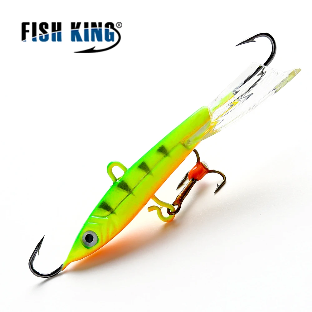 FISH KING 1 шт. приманка для подледной рыбалки джиг жесткая 8 см 22 г зимней окуня щуки