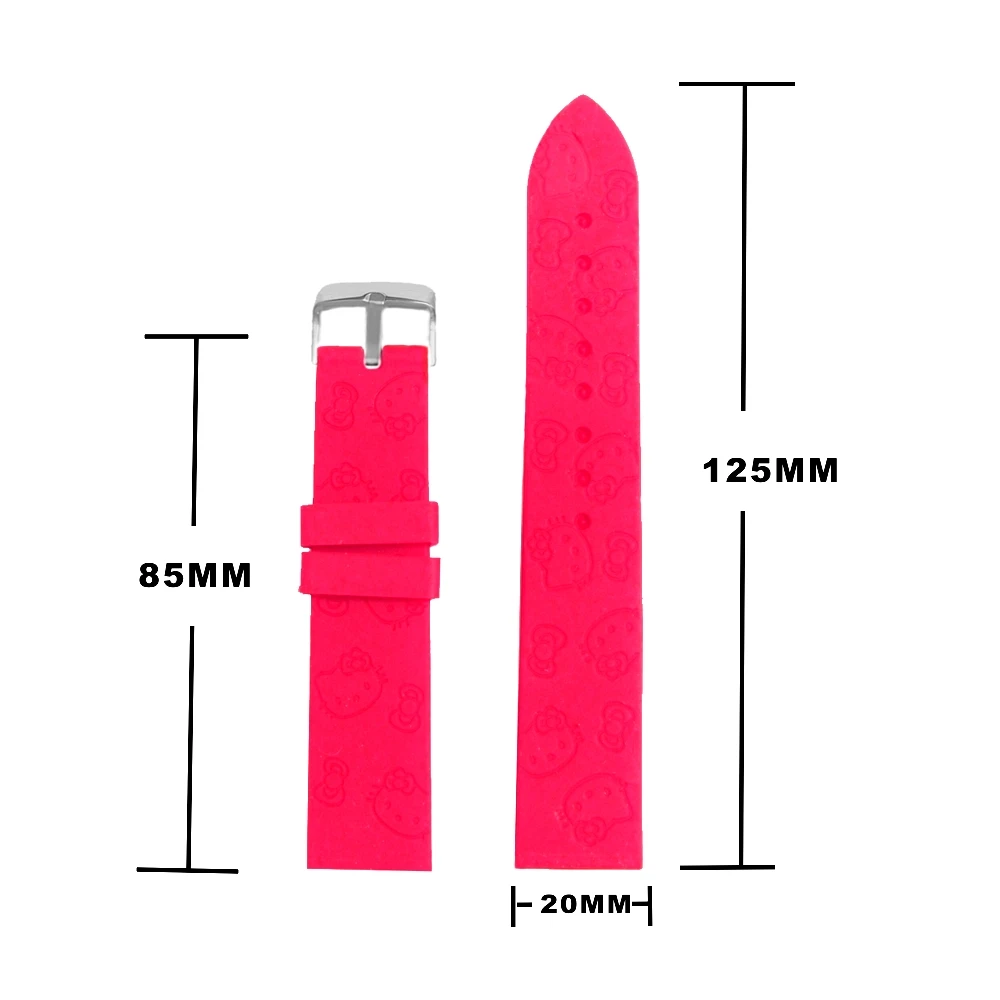 20 мм ярко розовый цвет мультяшный автомобиль бант фото силиконовая Силиконовая