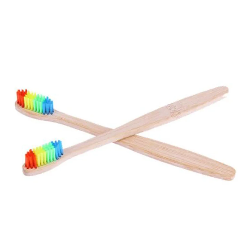 1 шт. натуральная бамбуковая зубная щетка с углем отбеливающий порошок для