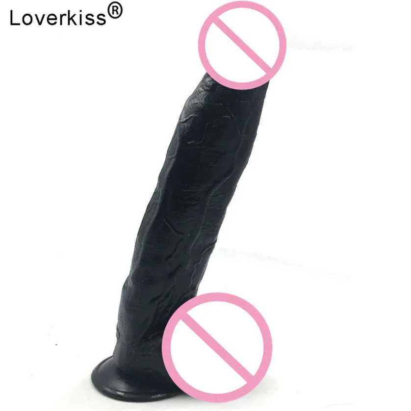 Loverkiss очень большие фаллоимитаторы 2 4*11 8 дюйма присоска фаллоимитатор