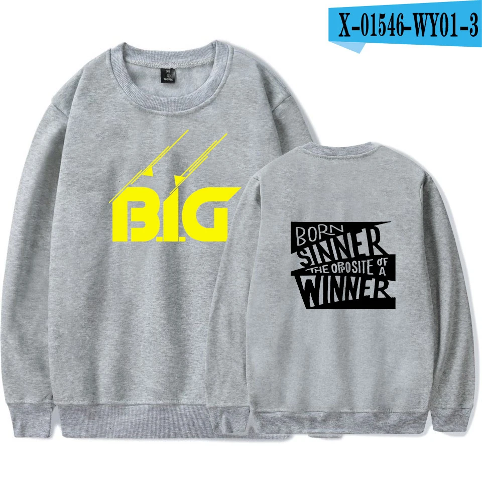 M BIGGIE толстовки для мужчин и женщин Печатный B.I.G свитер с капюшоном пуловер Плюс Размер больше размера d. I. g Толстовка - Цвет: M
