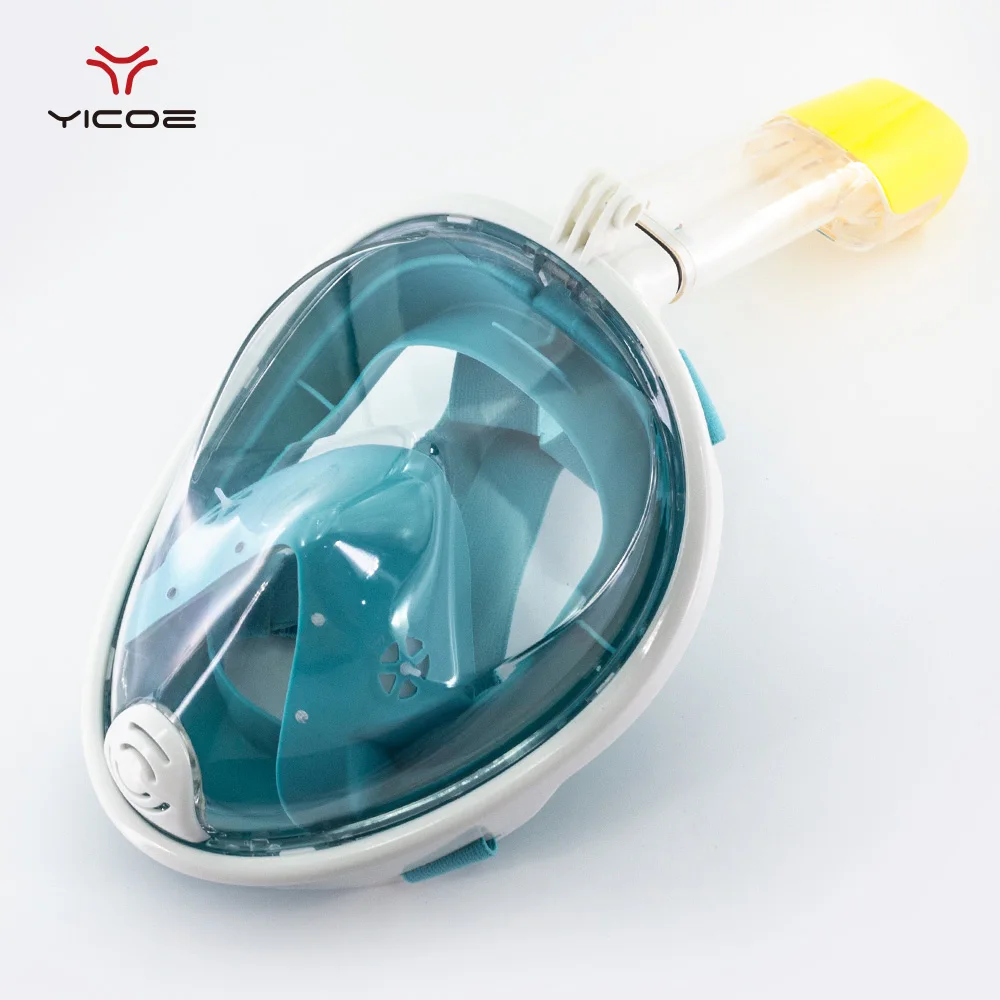 Маска для плавания и дайвинга очки подводного с полным лицом стеклянный набор Gopro