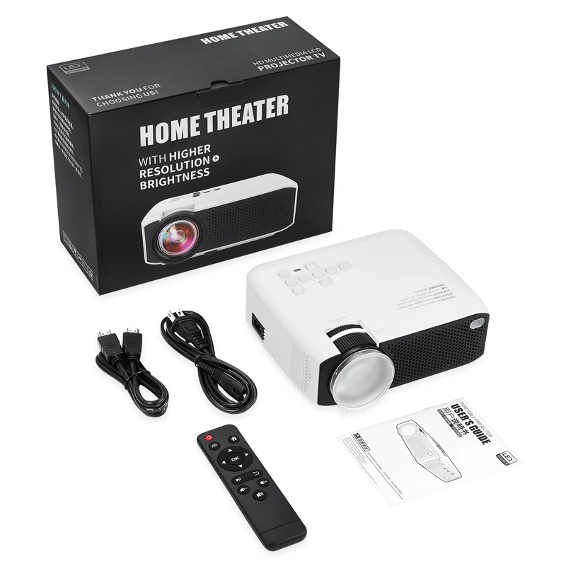 Tora Dola E400A мини-проектор установленный в Android 7 1 WiFi Bluetooth TF USB поддержка 1080P Movie Beamer