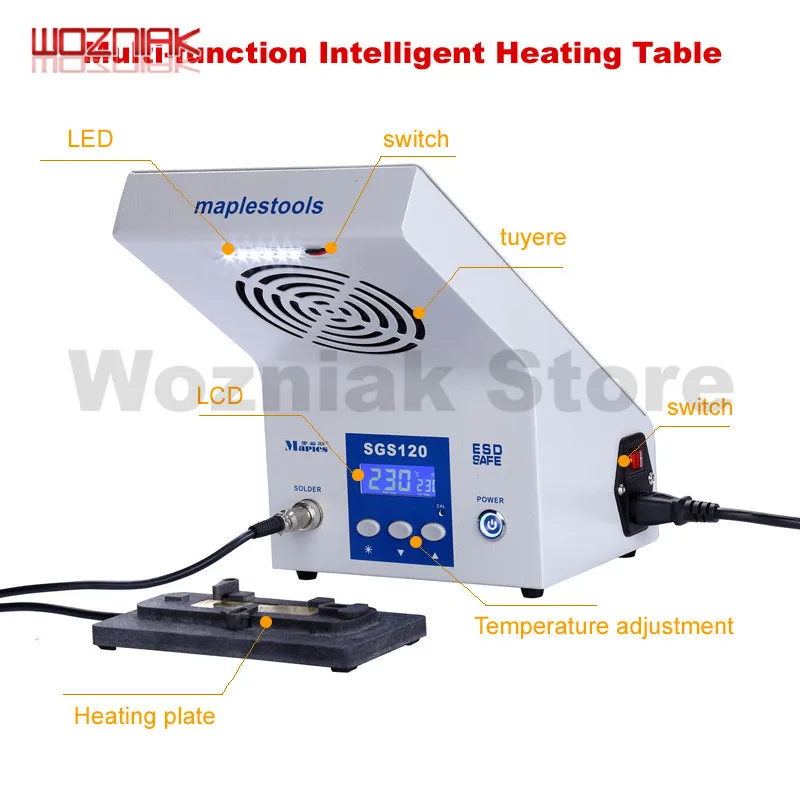 3в1 Интеллектуальный нагревательный стол снос сварочная Платформа A8 A9 A10 CPU NAND BGA