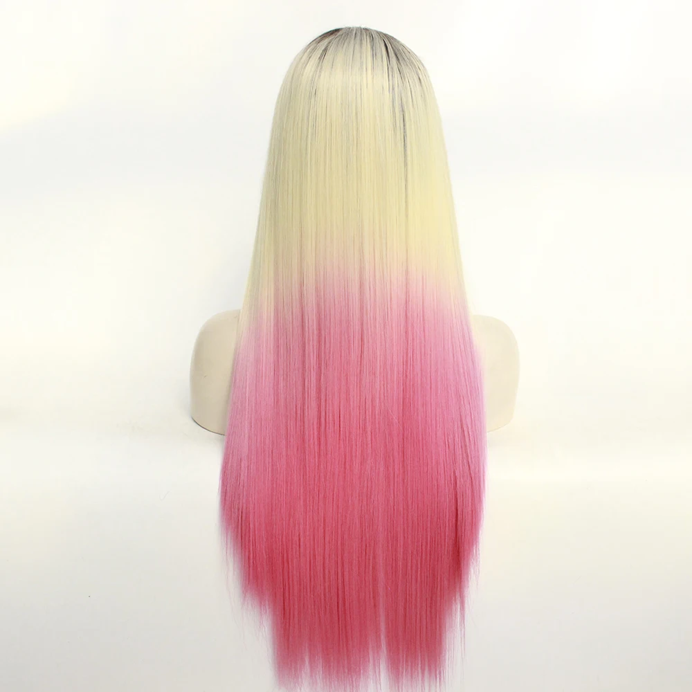 Similler парики на кружеве для женщин Длинные Косплей прямой синтетический парик