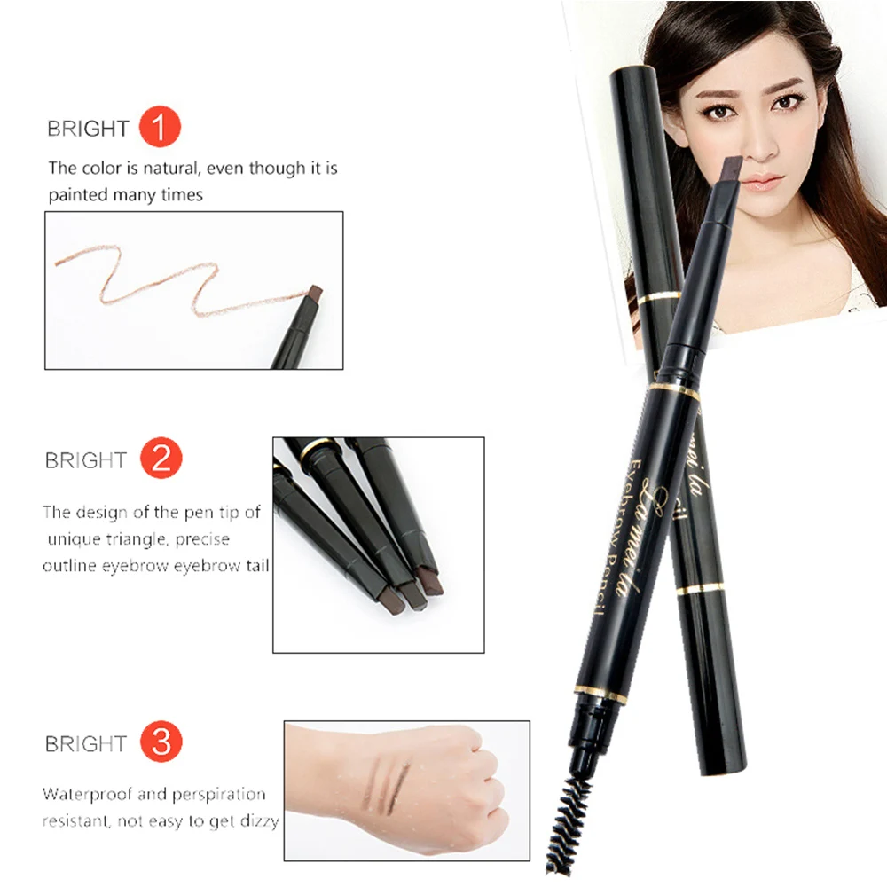 New Eye Brow Tint Cosmetics Natural Long Lasting Paint Tattoo Eyebrow Waterproof Black Brown Pencil Makeup Tools | Красота и здоровье