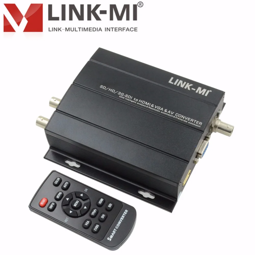 LINK MI SC5810P SDI к HDMI/ VGA/AV преобразователь с аудио разветвителем 1x2 Сигнальный выход 3G