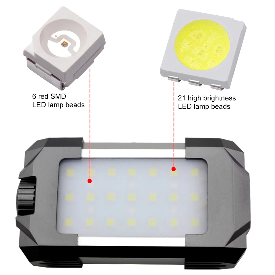 Портативный фонарь для кемпинга с USB-зарядкой водонепроницаемый Ультраяркий