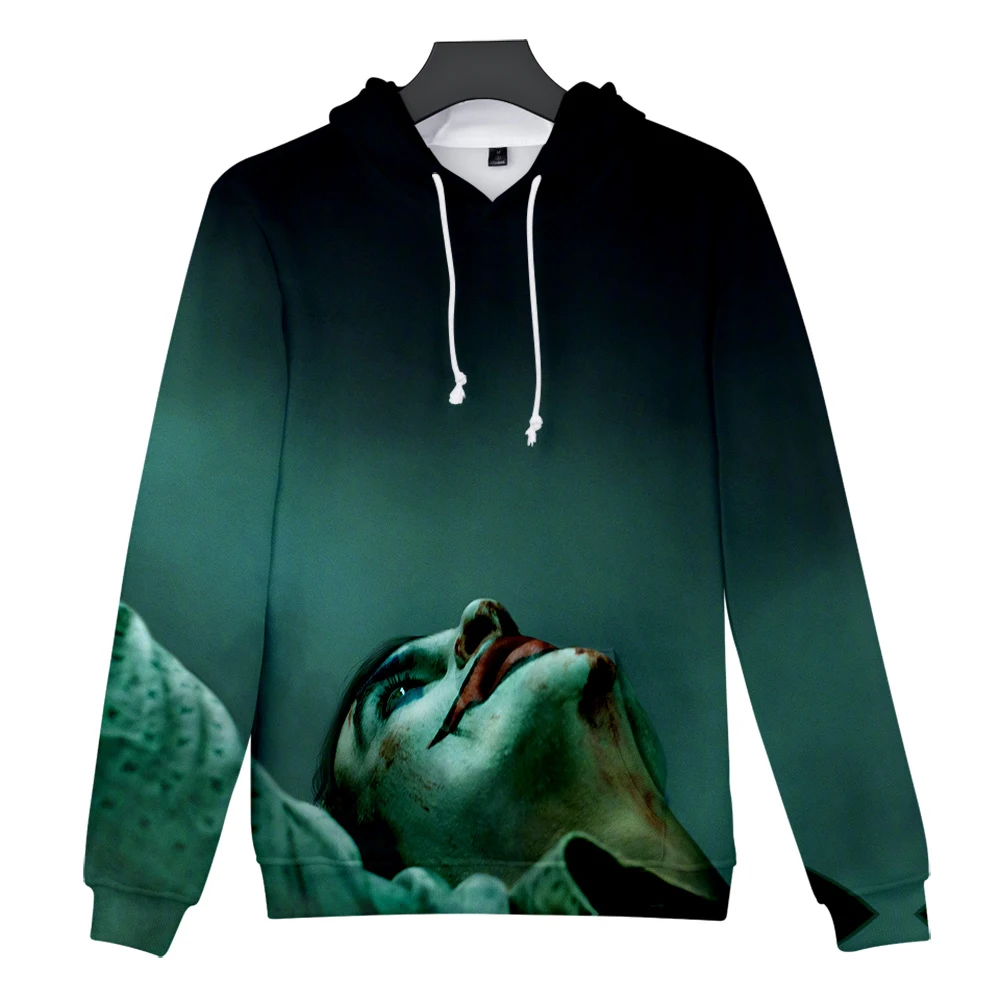Толстовка с капюшоном HAHA Joker 3D Повседневная Уличная одежда в стиле Харадзюку 2019 |
