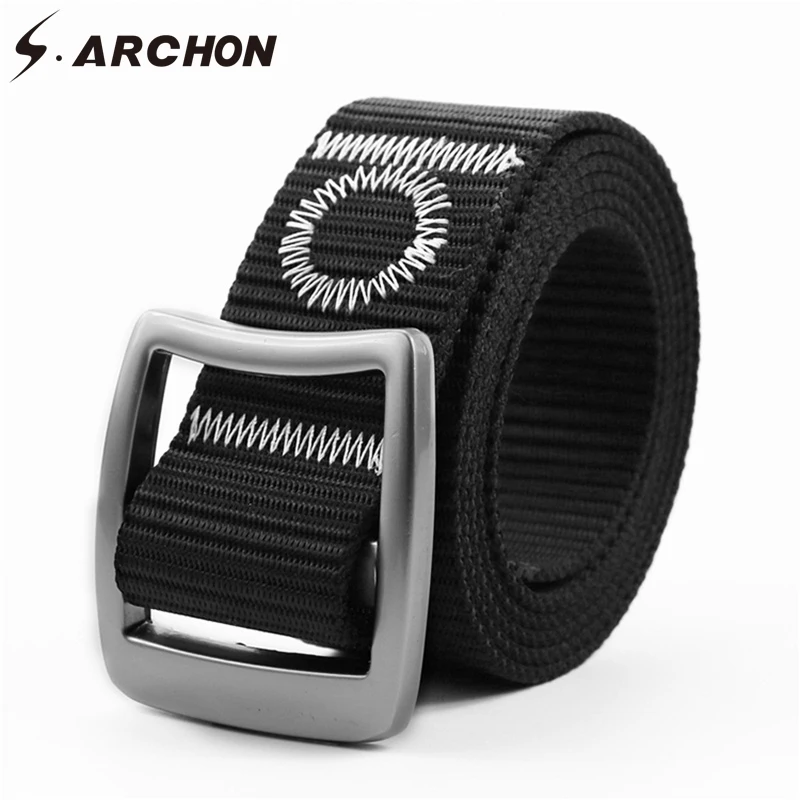 S. ARCHON повседневные камуфляжные тактические поясные ремни для мужчин