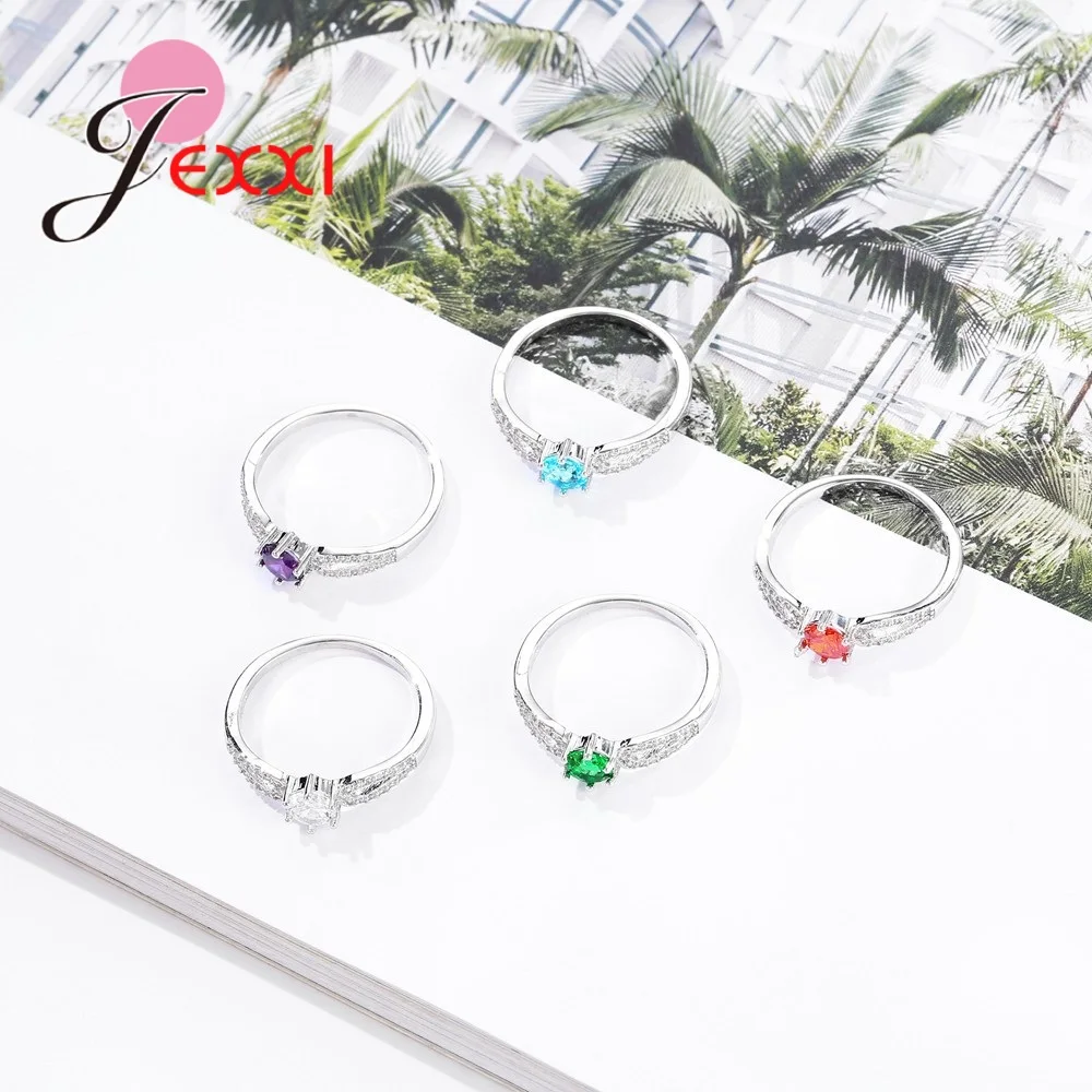 Женское кольцо из серебра 925 пробы в виде штампа|anniversary gift|fashion jewelry ringjewelry rings |