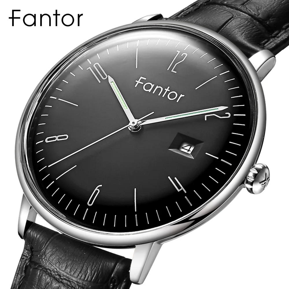 Fantor новые Брендовые повседневные модные часы мужские Роскошные Кварцевые наручные часы для мужчин водонепроницаемые светящиеся часы с датой