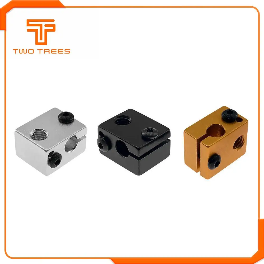 Алюминиевый Термоблок V6 для V5 J head Extruder HotEnd запчасти 3D принтеров нагреватель