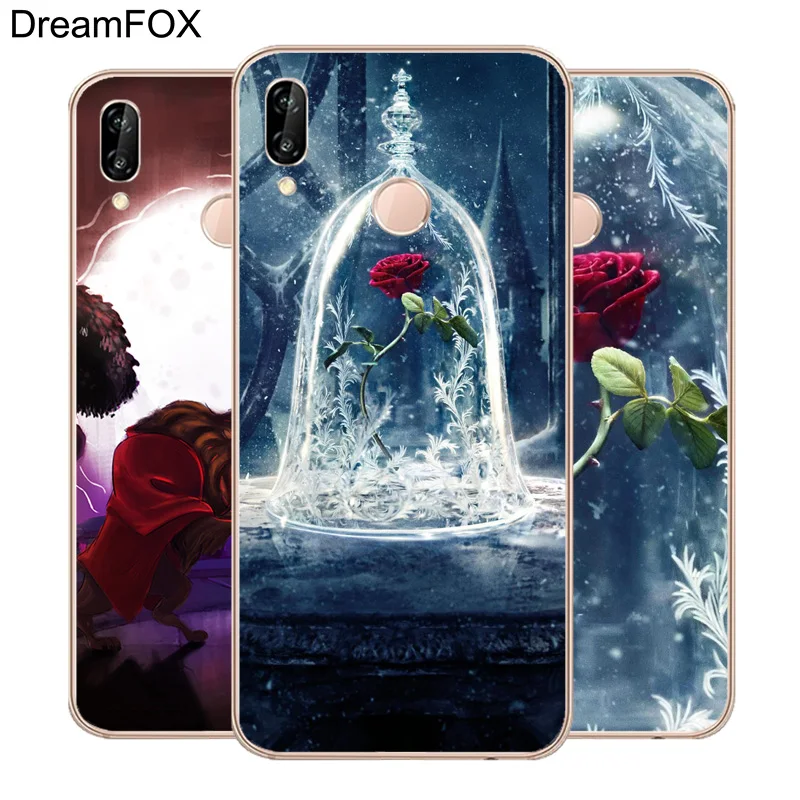 DREAMFOX M311 красота и чудовище Мягкий ТПУ силиконовый чехол для huawei Honor 6A 6C 7X9 10 P20 P30 Lite