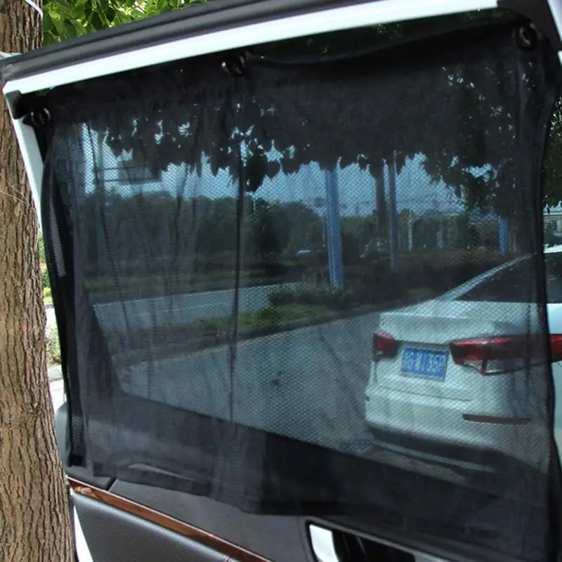 Универсальный 2 шт. 52*70 см автомобильный козырек от солнца на боковое окно занавес