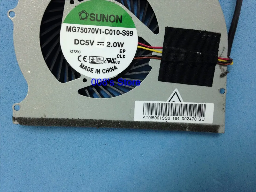 Кулер для процессора ноутбука ACER Aspire 3830TG 3830T 3830 3830G MG75070V1-C010-S99 2 0 Вт 4-контактный