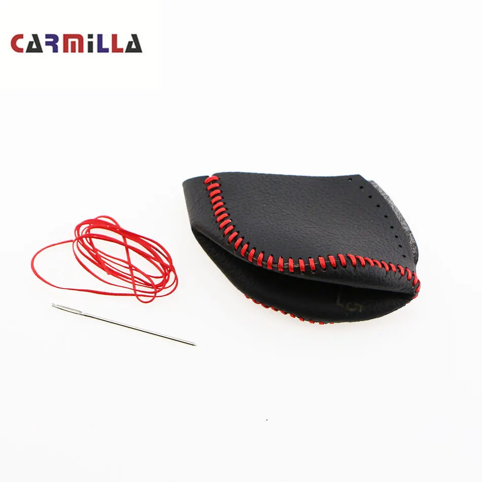 Carmilla, Кожаный Автомобильный рычаг переключения передач, рукоятка рычага переключения, крышка ручного тормоза, подходит для Chevrolet Chevy Cruze 2009- седан хэтчбек