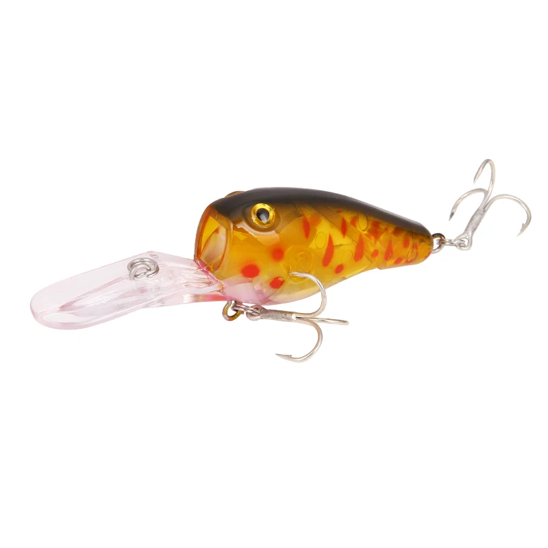 HAODIAOZHE 1 шт. Crankbait рыболовная Кривошип твердый воблер искусственные приманки isca 9