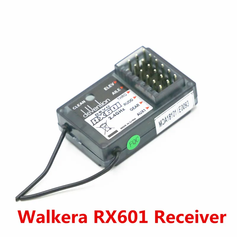 

Приемник Walkera 6CH RX601, приемник для Walkera DEVO6S DEVO7 7E 12S, передатчик для радиоуправляемых вертолетов, Многоосевые роторы