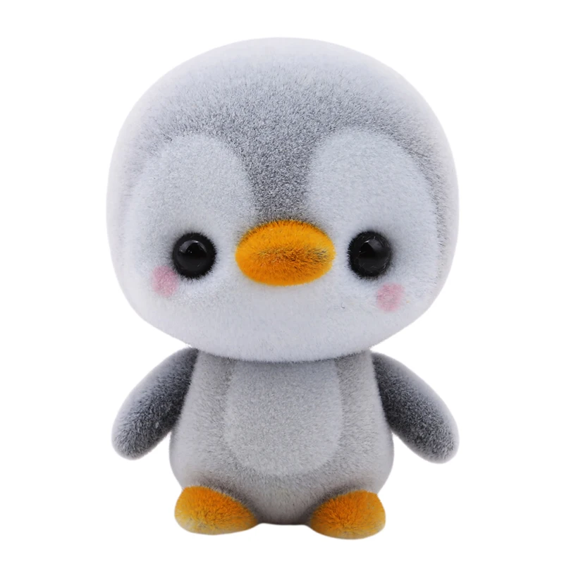 Детская плюшевая игрушка в виде забавного пингвина двухцветная животных детский