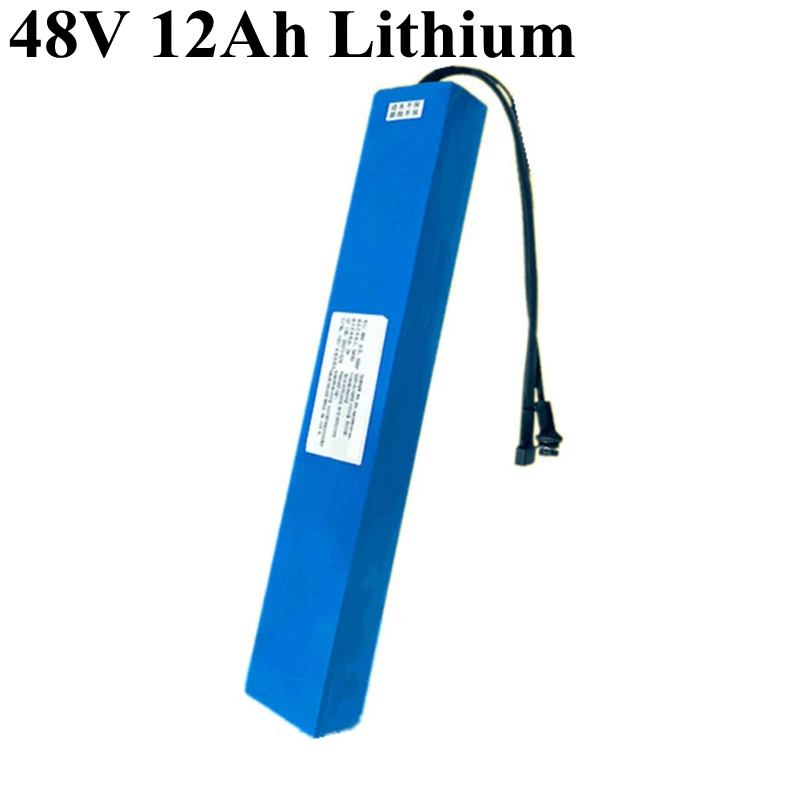Индивидуальные 48 V 12ah литий-ионный аккумулятор BMS 18650 48 v литий-ионный аккумулятор для 48 v 500 W Ebike скутер складной велосипед+ 2A зарядное устройство