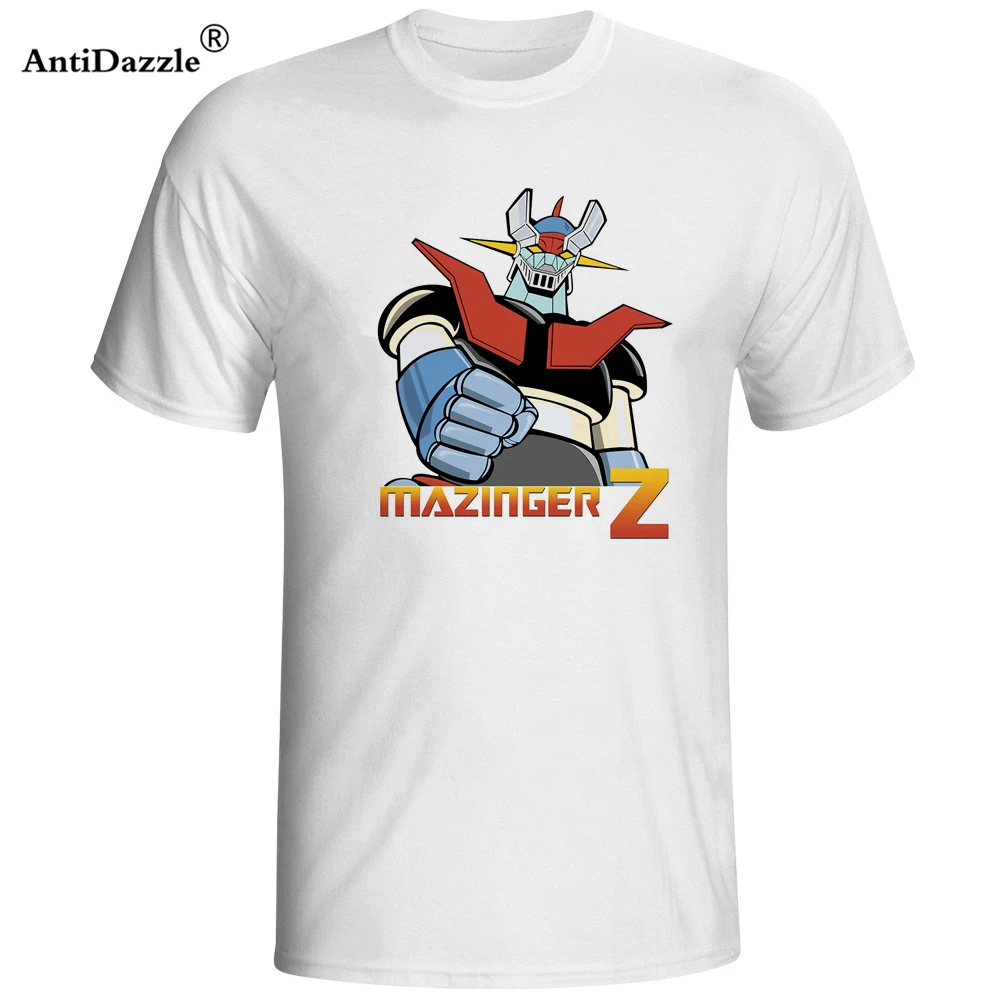 2018 Новое поступление Аниме Mazinger Z Для мужчин футболка индивидуальные 100% хлопок с