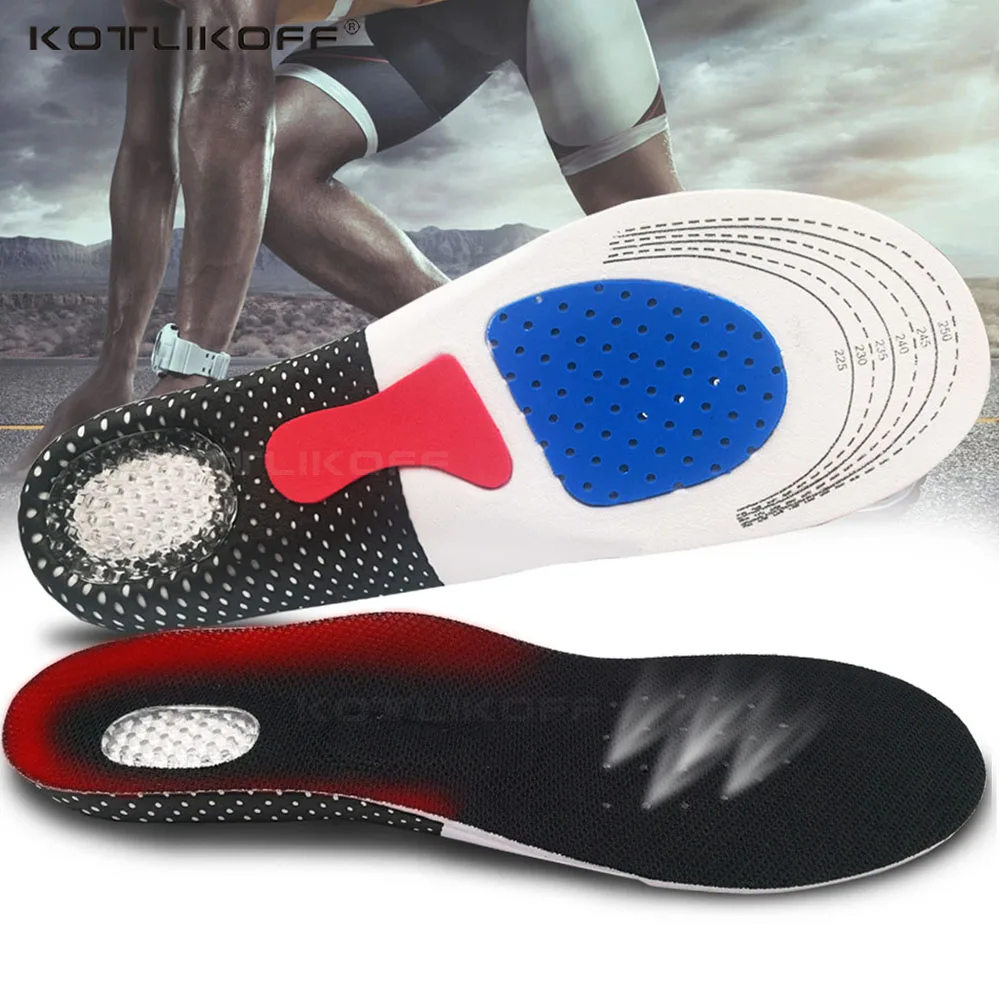 

EVA Silicone Insoles Gel Shoe Pads Orthopedic Insole Deodorant Massage Shock Absorber Shoes Insoles Orthopedic Men Women