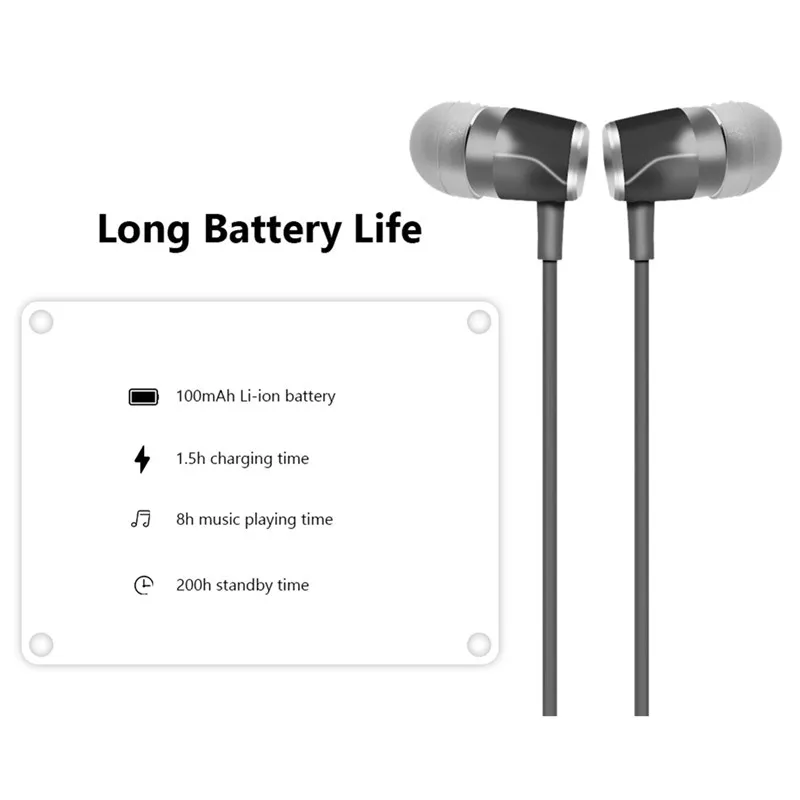 Meizu EP52 Lite Bluetooth наушники Водонепроницаемый IPX5 с 8 часов Батарея Спорт Bluetooth 4,2 гарнитура для Meizu для Xiaomi IPhone