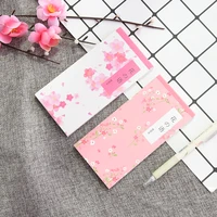 1pcs creative japanese beautiful sakura sticky note cute flower student portable memo notepad stationery school office supplies
