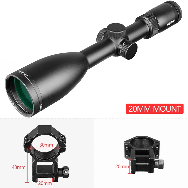 Swarovskl 2,5-15x56 IRZ3 прицел F15 красная точка сетка оптика охотничьи прицелы тактические прицелы снайперские прицелы - Цвет: 20mm